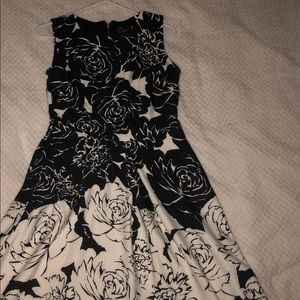 floral fit & flare dress